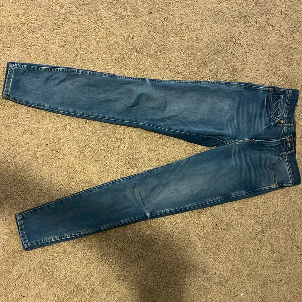 Express 4R Skinny Blue Jeans
